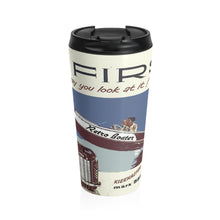 Outboard Fun by Retro Boater Stainless Steel Travel Mug