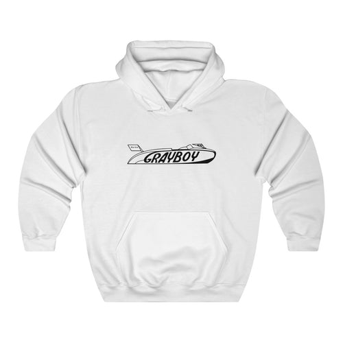Grayboy Boats Unisex Heavy Blend™ Hooded Sweatshirt by Retro Boater