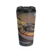 Chris Craft Express Cruiser by Retro Boater Stainless Steel Travel Mug