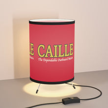 Caille Outboard Engines Tripod Lamp with High-Res Printed Shade, US/CA plug
