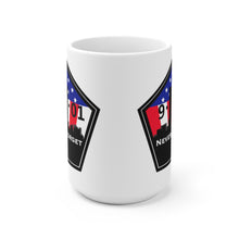 9/11 Never Forget White Ceramic Mug