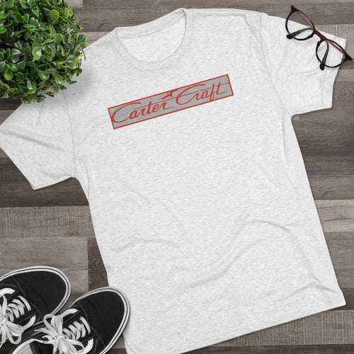 Vintage Carter Craft Boats Unisex Tri-Blend Crew Tee