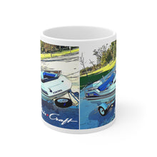 1983 Chris Craft Viking White Ceramic Mug by Retro Boater