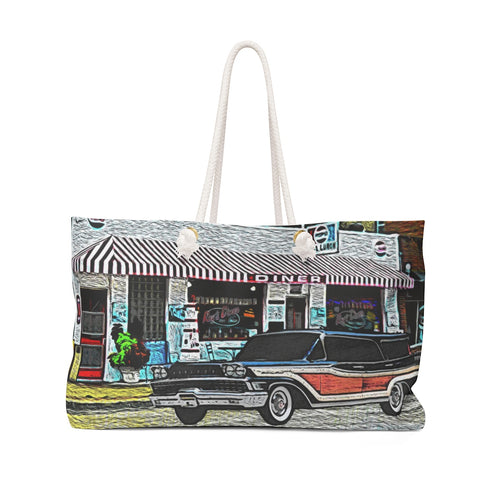 1959 Mercury Woodie Station Wagon Weekender Bag by SpeedTiques