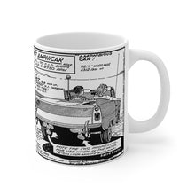1967 Amphicar Mug 11oz by Retro Boater