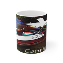 1961 Chris Craft Continental White Ceramic Mug by Retro Boater