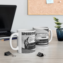 Sam Posey Vintage race Dodge Challenger Plymouth Cuda Ceramic Mug 11oz