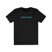 Vintage Chris Craft with Women laying in the Sunset Unisex Jersey Short Sleeve Tee