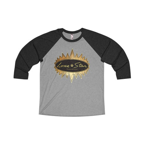 Lone Star by Classic Boater Womens Tri-Blend Unisex 3/4 Raglan