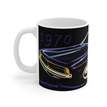 1970 Plymouth Barracuda White Ceramic Mug by SpeedTiques