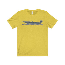 Retro Outboard Boater Unisex Jersey Short Sleeve Tee