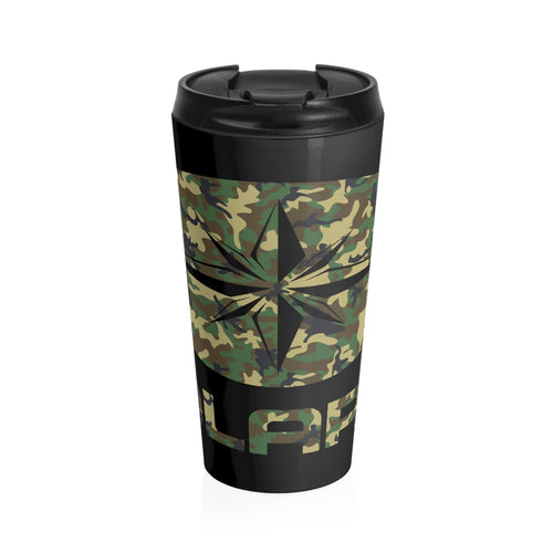 Classic Polaris Camo ATV UTV Stainless Steel Travel Mug