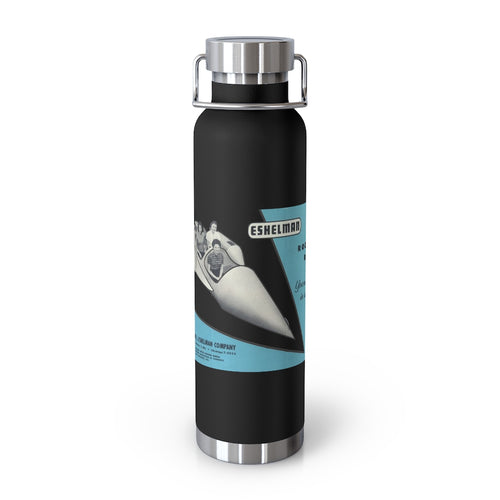 Eshelman Vintage Rocket Style Boat 22oz Vacuum Insulated Bottle