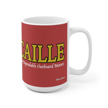 Caille Outboard Boats White Ceramic Mug by Retro Boater