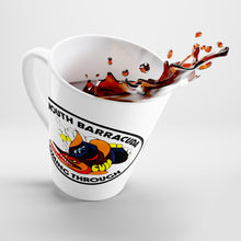 Plymouth Barracuda Coming Through Latte mug by SpeedTiques