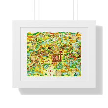 Eagle River Wisconsin Framed Horizontal Poster