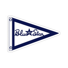 Blue Star Boats Kiss-Cut Stickers by Retro Boater