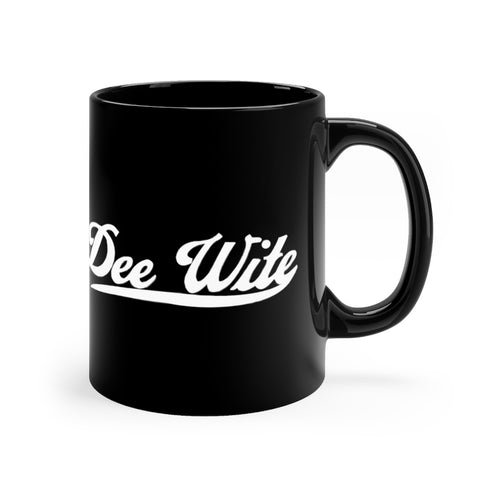 Dee Wite Black mug 11oz by Retro Boater