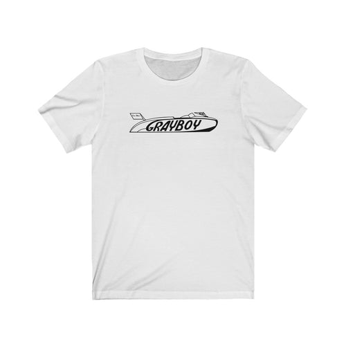 Grayboy Unisex Jersey Short Sleeve Tee by Retro Boater