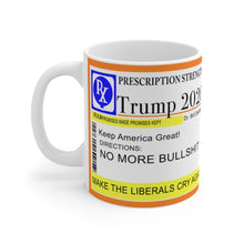 Trump 2020 RX Prescription White Ceramic Mug