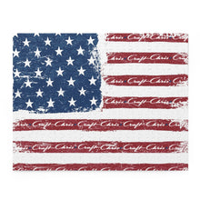 Distressed American Flag with Classic Chris Craft Puzzle (120, 252,)