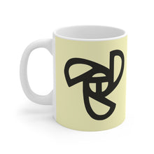 Classic Tollycraft Boat with light yellow background Mug 11oz