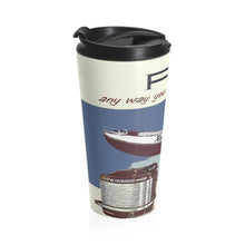 Outboard Fun by Retro Boater Stainless Steel Travel Mug