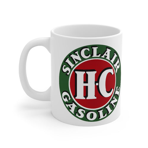 Vintage Sinclair Gasoline White Ceramic Mug by SpeedTiques