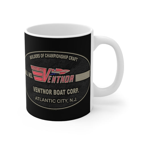 Ventnor Hull Plate By Retro Boater Mug 11oz