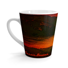 Sunset Lake Cruise by Classic Boater Latte mug