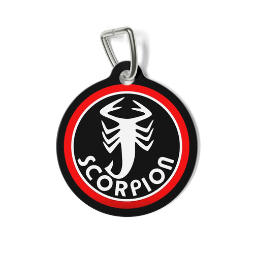 Vintage Snowmobile Scorpion  Tag