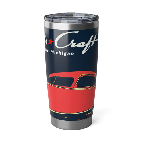 Vintage Chris Craft Sedan Digital Sketch Vagabond 20oz Tumbler