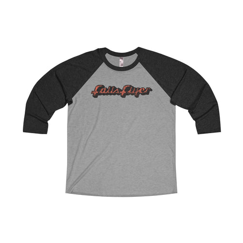 Larson Falls Flyer Unisex Tri-Blend 3/4 Raglan Tee by Retro Boater