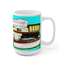 Vintage Chris Craft 27' Super Deluxe White Ceramic Mug by Retro Boater