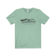 Cartooned Jet Boat Unisex Jersey Short Sleeve Tee