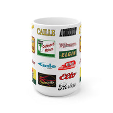 Vintage Outboard Mug White Ceramic Mug by Retro Boater