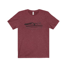 Cartooned Jet Boat Unisex Jersey Short Sleeve Tee