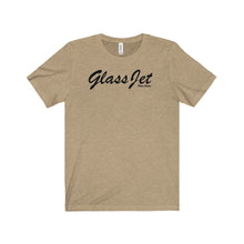 Glass Jet by Retro Boater Unisex Jersey Short Sleeve Tee