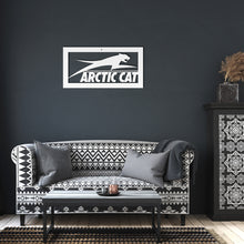 Classic Arctic Cat Die-Cut Metal Sign