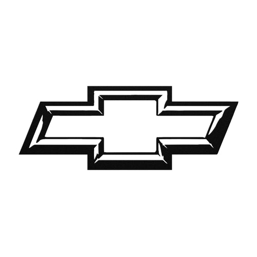 Classic Chevy Logo Die-Cut Metal Sign