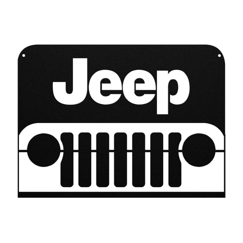 Classic Jeep Metal Sign