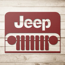 Classic Jeep Metal Sign