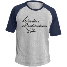 Woodies Restorations Logo T201 Sport-Tek SS Colorblock Raglan Jersey