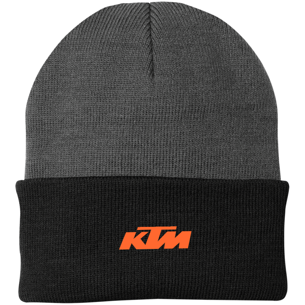 Classic Style Orange KTM Motorcycle Knit Cap