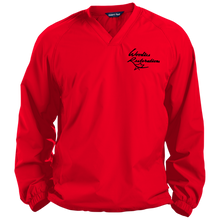 Woodies Restorations Logo JST72 Sport-Tek Pullover V-Neck Windshirt