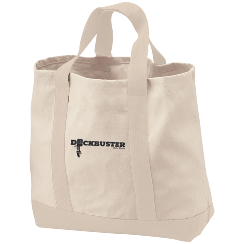 Dock Buster B400 Port & Co. 2-Tone Shopping Tote