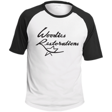 Woodies Restorations Logo T201 Sport-Tek SS Colorblock Raglan Jersey