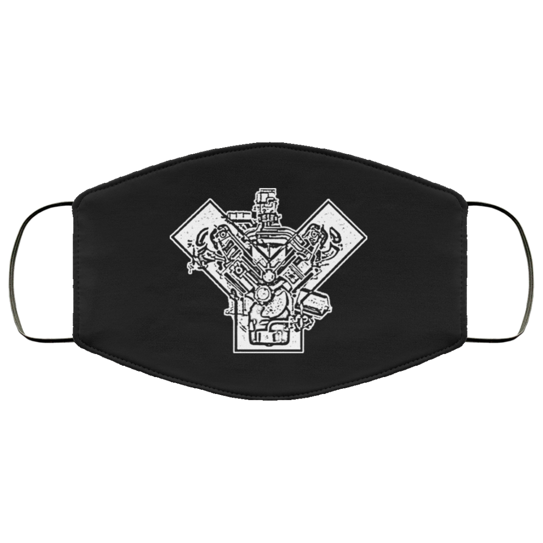 Y-Block Ford Motor FMA Face Mask by Retro Boater