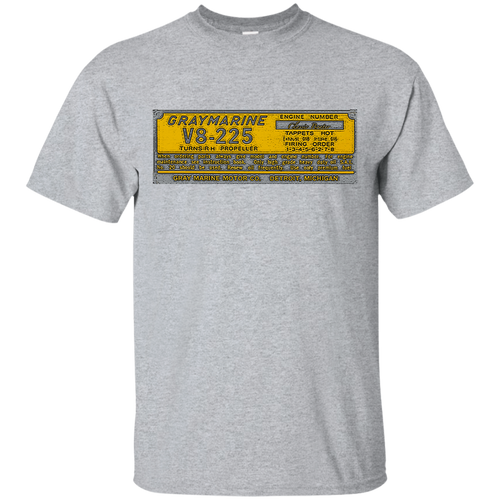 Gray Marine by Classic Boater G200 Gildan Ultra Cotton T-Shirt
