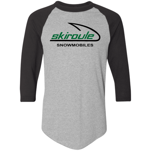 Vintage Skiroule Snowmobiles Colorblock Raglan Jersey